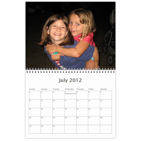 Calendar 2011 By Julie Jul 2012
