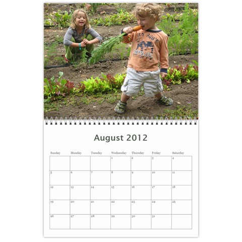 Calendar 2011 By Julie Aug 2012