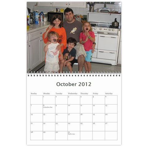 Calendar 2011 By Julie Oct 2012