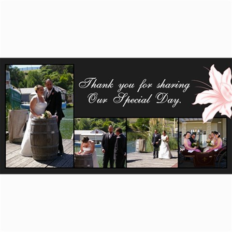 Thank You Cards By Jo 8 x4  Photo Card - 8