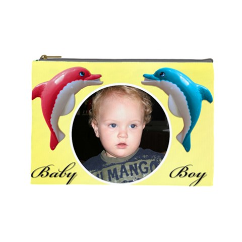 Baby Boy L Cosmetic Bag By Deborah Front