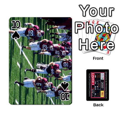 Football Cards By Spg Front - Spade10