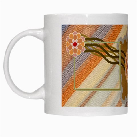 Orange Flower Mug By Daniela Left