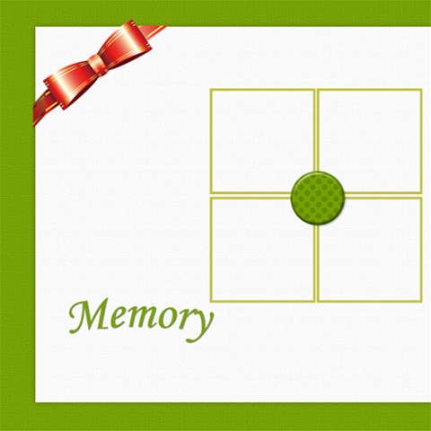 Memory By Wood Johnson 12 x12  Scrapbook Page - 1