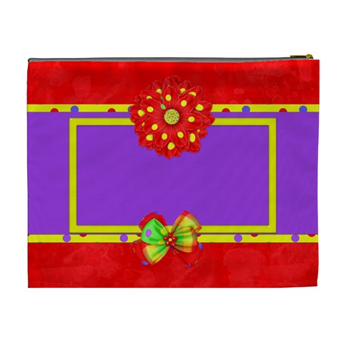 Celebrate In The Sun Xl Cosmetic Bag 1 By Lisa Minor Back