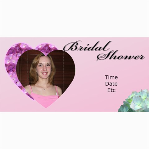 Bridal Shower Photo Card By Deborah 8 x4  Photo Card - 2