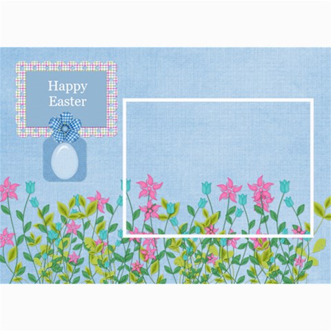 Eggzactly Spring Easter Card 1 By Lisa Minor 7 x5  Photo Card - 1