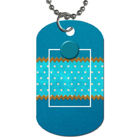 Buttercup 2 Sided Dog Tag 1 By Lisa Minor Front