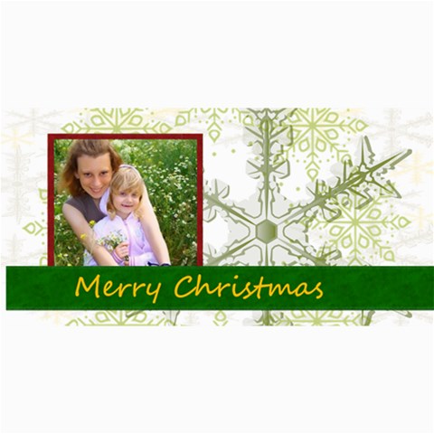 Merry Christmas By Joely 8 x4  Photo Card - 6
