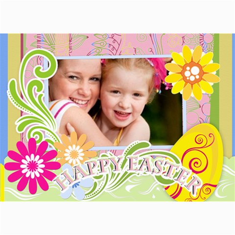 Happy Easter By Joely 7 x5  Photo Card - 3