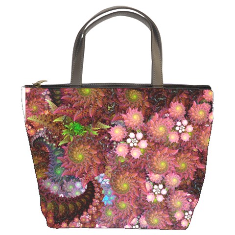 Abstract Swirls Pink By Bags n Brellas Front