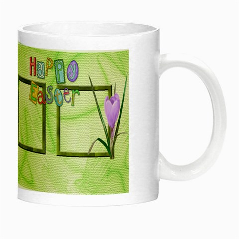 Happy Easter Luminous Mug By Elena Petrova Right