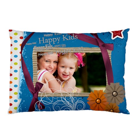 Happy Kids By Joely 26.62 x18.9  Pillow Case