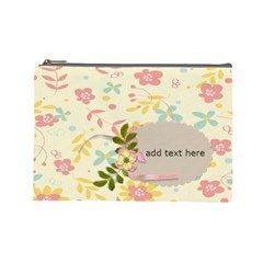 Cosmetic Bag (Large) - Flower Power