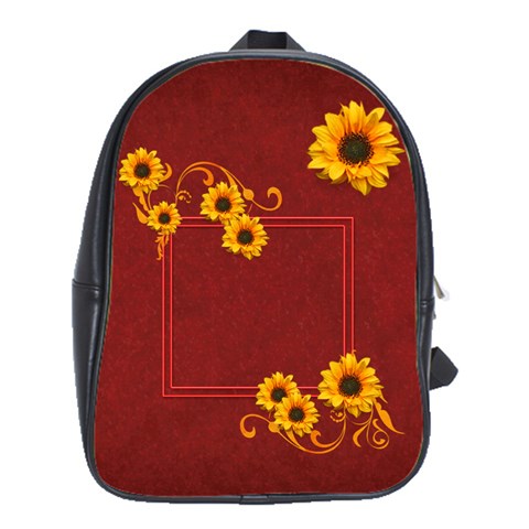 Sunflower School Bag By Elena Petrova Front