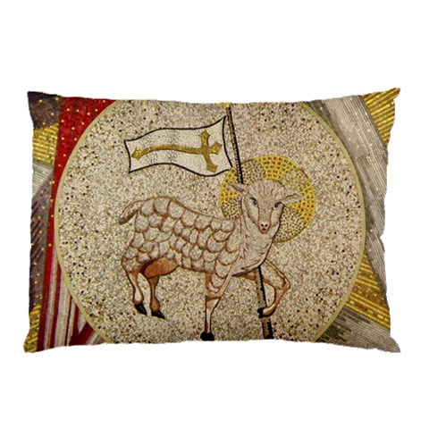 Lamb Of God Pillowcase By Tina Van Wagenen 26.62 x18.9  Pillow Case