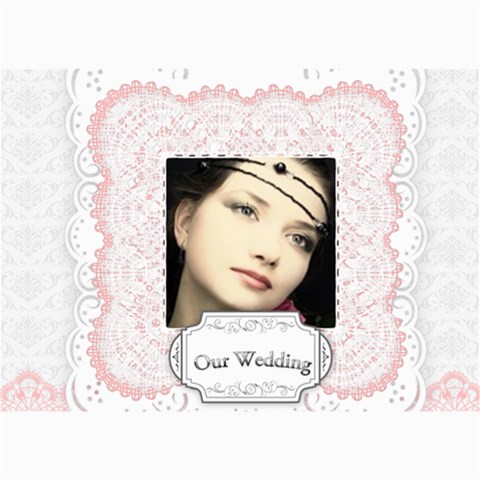 Our Wedding By Joely 7 x5  Photo Card - 1