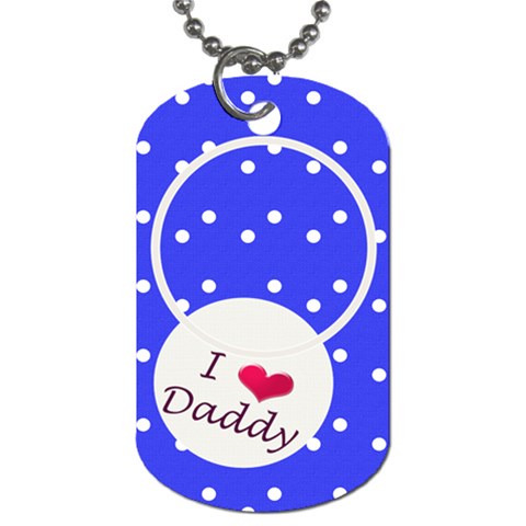 Love Daddy Dog Tag 2s By Daniela Front