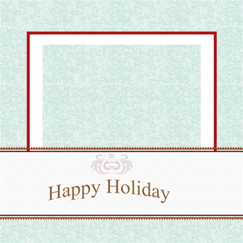 Happy Holiday By Wood Johnson 12 x12  Scrapbook Page - 1