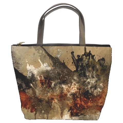 Paint Splotch1 Bucket Bag By Bags n Brellas Front