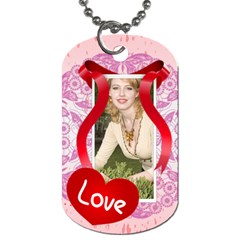 Love - Dog Tag (One Side)