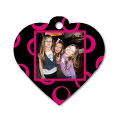 Melody necklace - Dog Tag Heart (Two Sides)