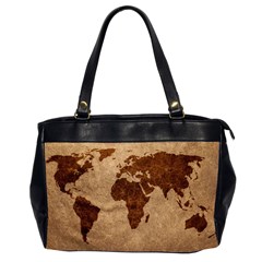 two sided office bag leather map - Oversize Office Handbag (2 Sides)