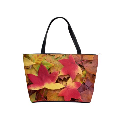 Autumn Leaves Shoulder Bag By Bags n Brellas Front
