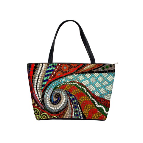 Mosaic Swirl Shoulder Bag By Bags n Brellas Front