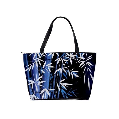 Blue Bamboo Shoulder Bag By Bags n Brellas Back