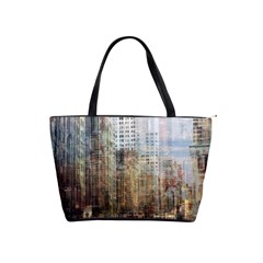 weathered cityscape shoulder bag - Classic Shoulder Handbag