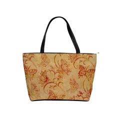 BUTTERFLIES ORANGE shoulder bag - Classic Shoulder Handbag