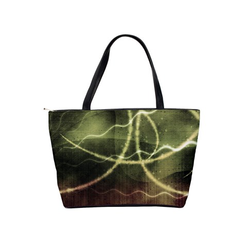 Abstract Green Light Shoulder Bag By Bags n Brellas Back