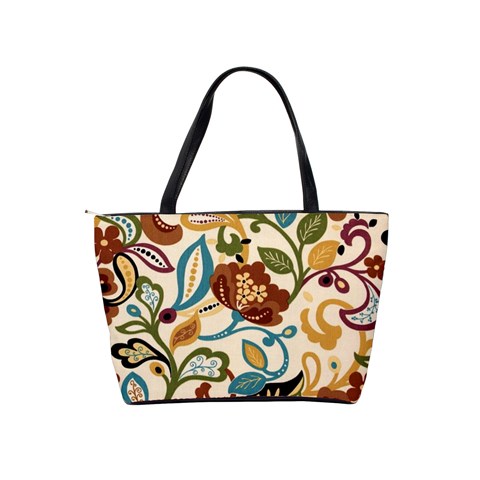 Retro Floral   Shoulder Bag By Bags n Brellas Back