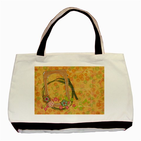 Spring/floral Tote, 1 Side, Template By Mikki Front