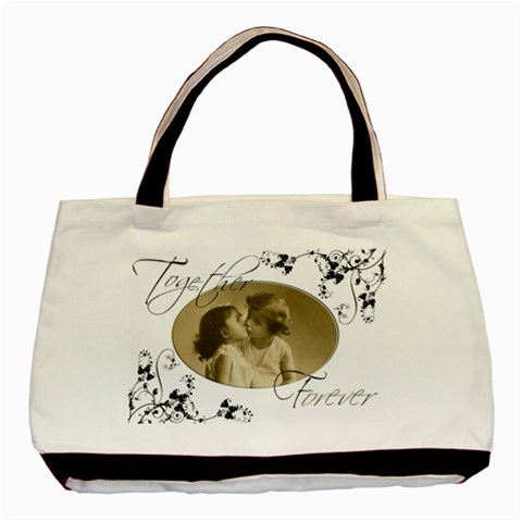 You & Me, Together Forever Double Sided Tote Bag By Catvinnat Front