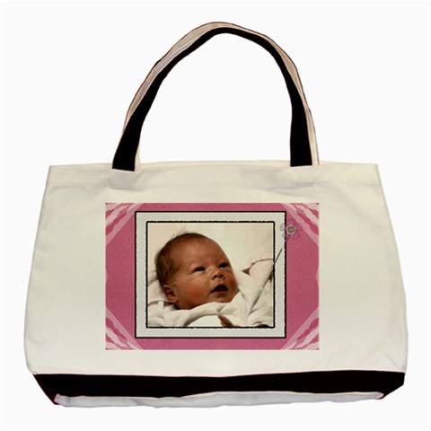 Baby Girl Pink Classic Tote Bag By Lil Back