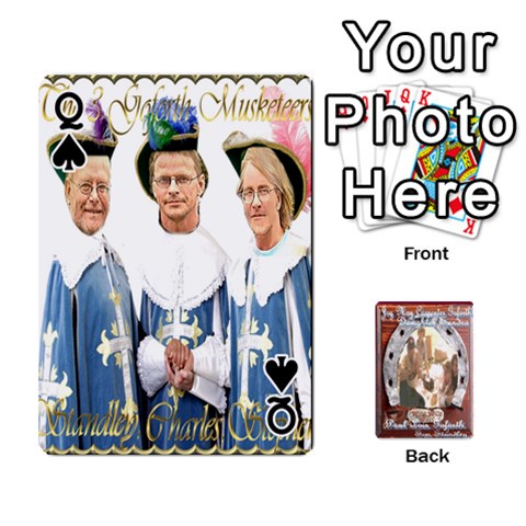 Queen Steohen & Pamelas Cards  By Pamela Sue Goforth Front - SpadeQ