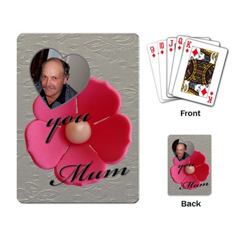 For Mum Playing Cards By Deborah Back