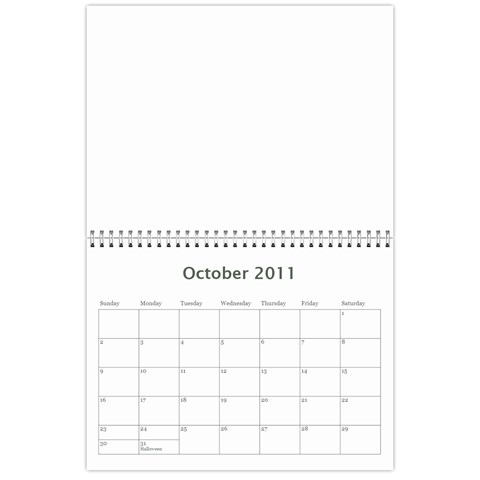 Chloes Calendar By Tiffany N Chloe Oct 2011