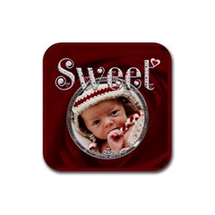 Sweet Square Coaster - Rubber Coaster (Square)