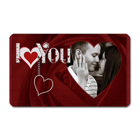 I Love You Rectangle Magnet By Lil Front