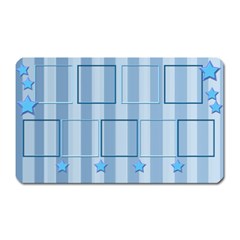 9 picture rectangle magnet - Magnet (Rectangular)