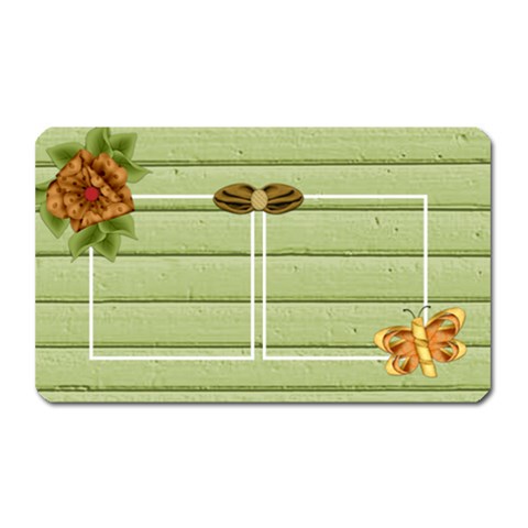 Tangerine Breeze Rectangle Magnet 1 By Lisa Minor Front