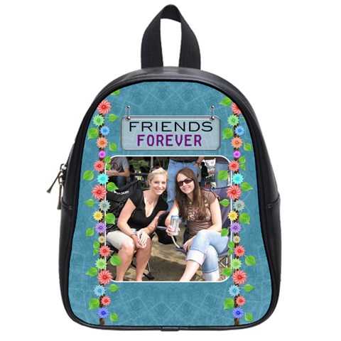 Friends Forever Small School Bag By Lil Front
