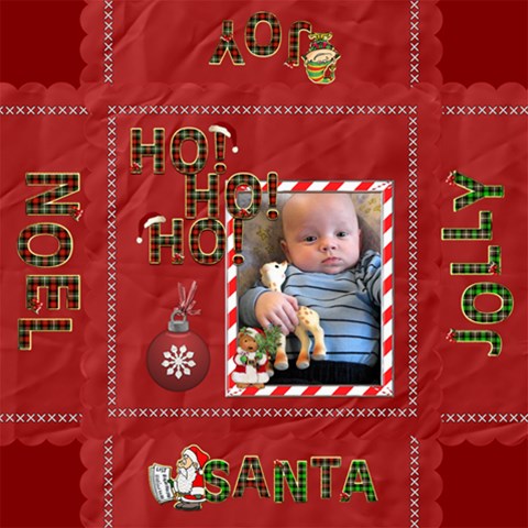 Ho Ho Ho 12  Storage Stool By Lil Top