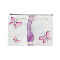 butterflies cosmetic bag (L) - Cosmetic Bag (Large)