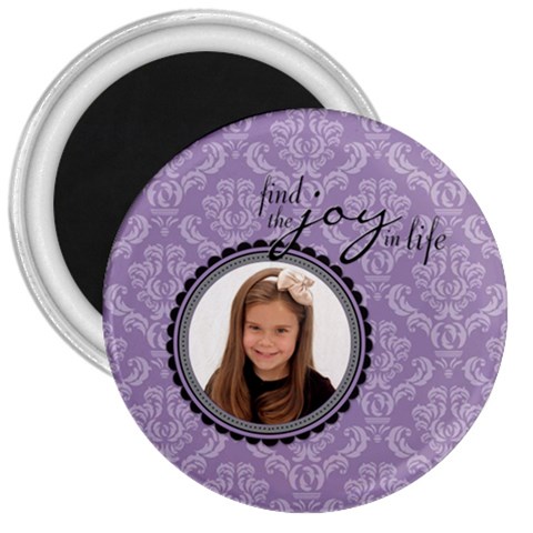 Find The Joy In Life 3  Magnet By Klh Front