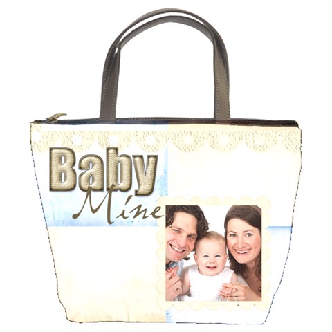 Baby Mine Harlequin Bucket Bag By Catvinnat Front