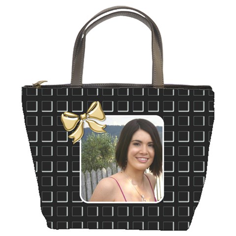 My Little Black Bucket Bag By Deborah Front